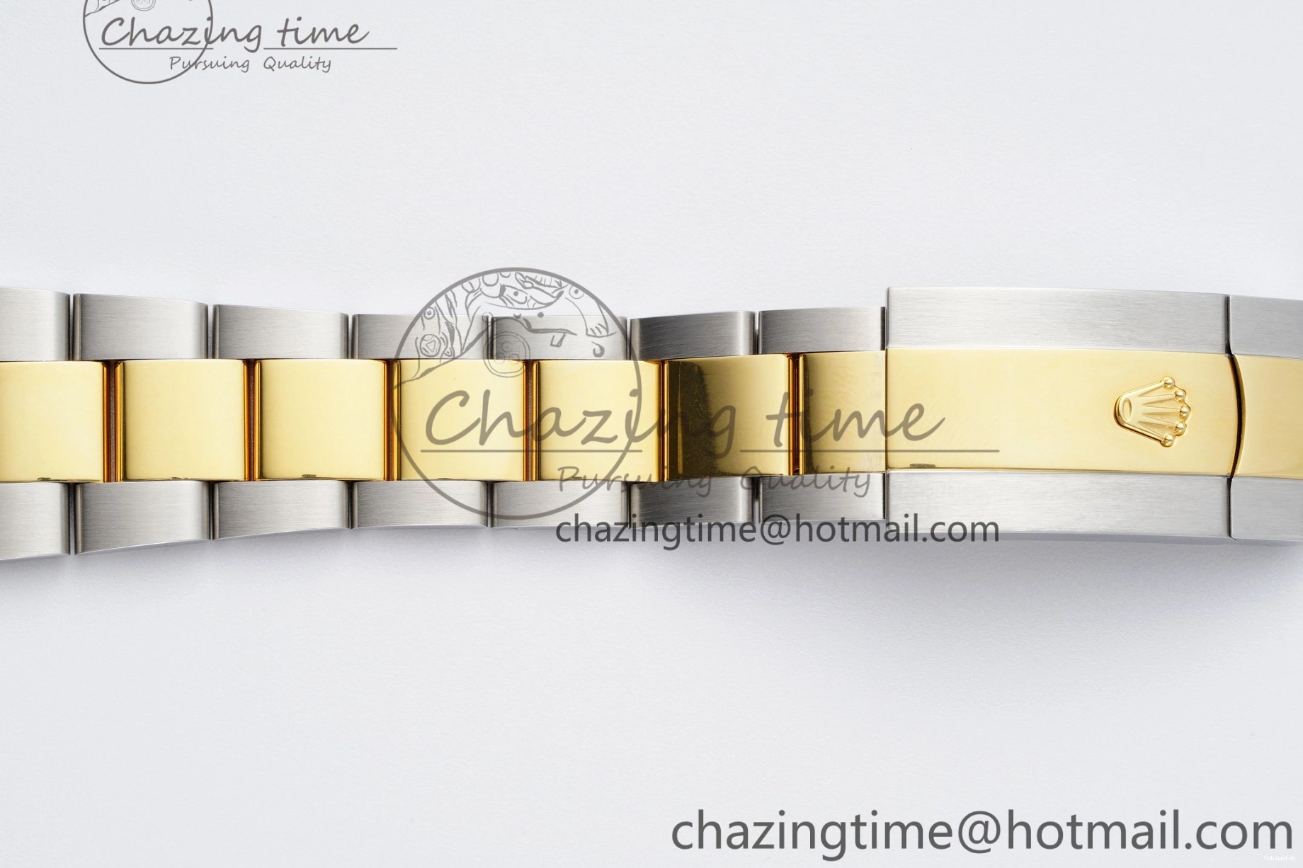 41 KING Steel Bezel on Dial 1:1 Polished Bracelet YG Oyster Best White DateJust Edition 904L SS VR3235 0311